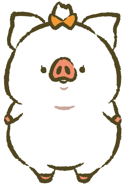 ましろさんの全身が分かる立ち姿のキャラクター紹介画像